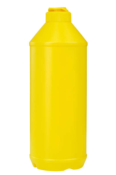 istock Yellow detergent plastic bottle with cleaning liquid isolated on white background. 1710933816
