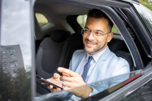 istock Young businessman in a car 1710958810