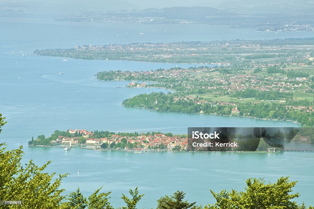 Blick auf Lake Constance von Lindau - Lizenzfrei Baden-Württemberg Stock-Foto