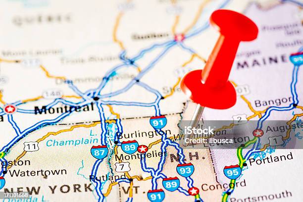 Usa Członkowskie Na Mapie Stan New Hampshire - zdjęcia stockowe i więcej obrazów Mapa - Mapa, Stan New Hampshire, Ameryka