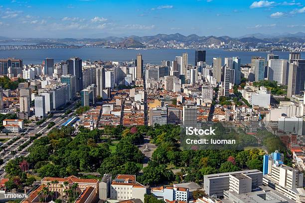 Downtown Rio De Janeiro Stock Photo - Download Image Now - Niteroi, Aerial View, Architecture