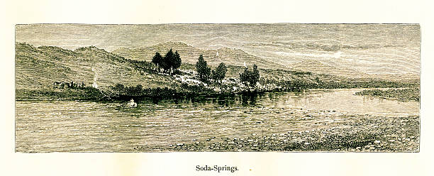 istock View of Soda Springs, Montana | Historic American Illustrations 171101731