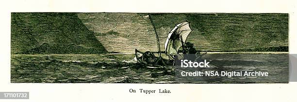 Lac Tupper New Yorkbâtiment Historique American Illustrations Vecteurs libres de droits et plus d'images vectorielles de Abrupt