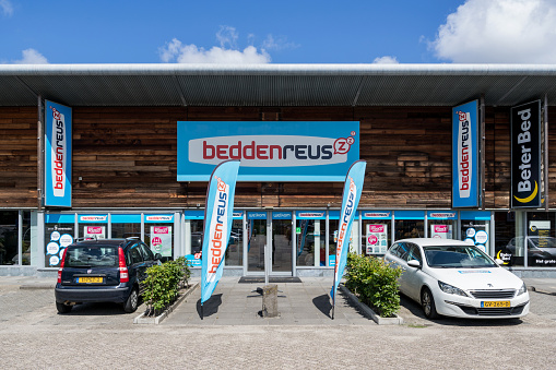Delft, Netherlands - June 21, 2018: Beddenreus store