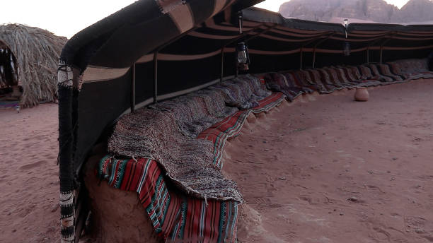 istock Bedouin Desert Camp for tourists in Wadi Rum Protected Area, Jordan. 1711035737