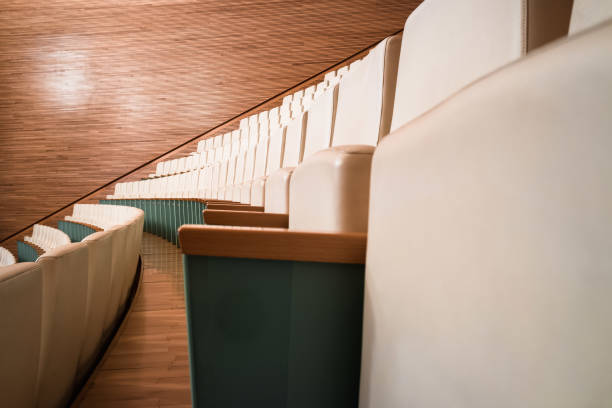istock Row of empty seats in a theater. 1711056540