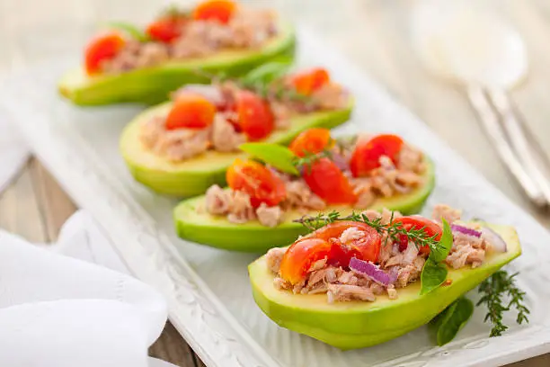 Photo of Avocado and Tuna Salad.