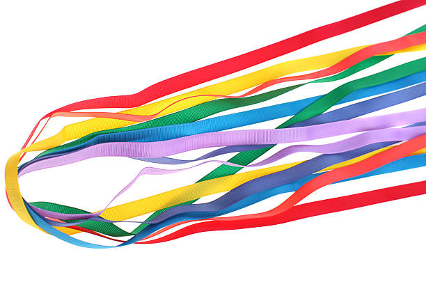 colorful grosgrain ribbons