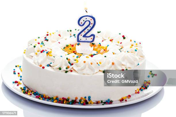 Birthday Cake Stock Photo - Download Image Now - 2-3 Years, Birthday Cake, Anniversary