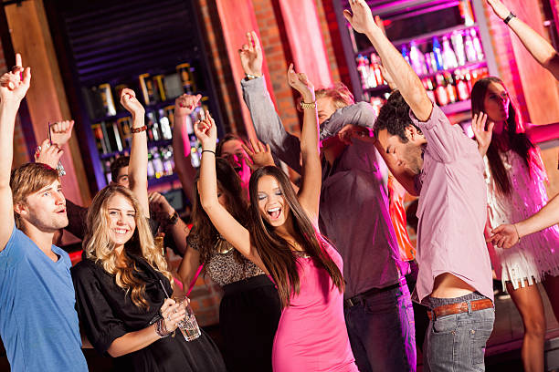 Friends Dancing At A Party