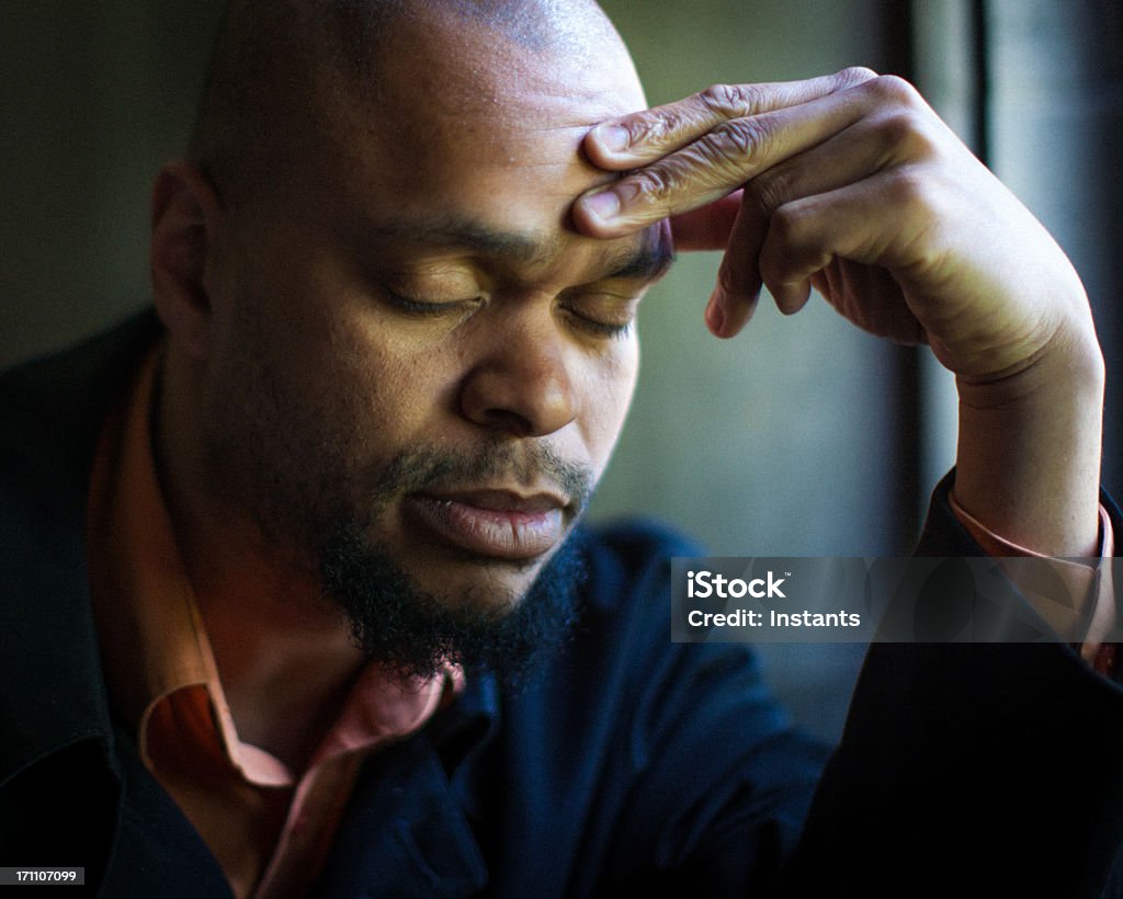 Erschöpft - Lizenzfrei Afrikanischer Abstammung Stock-Foto