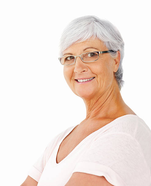 istock Smiling Senior Woman - Isolated 171107397