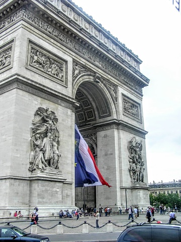 Arc de Triomphe de l'Étoile (English: 'Triumphal Arch of the Star') is one of the most famous monuments in Paris, France,