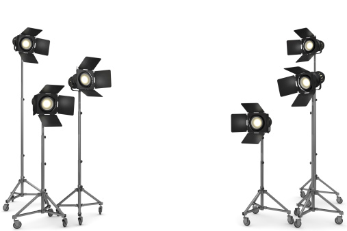 Studio lighting with copy space for your image or text.