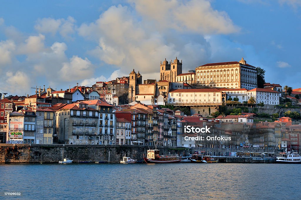 City of Porto at Sunset, Portugal Porto, Portugal at sunset City Stock Photo