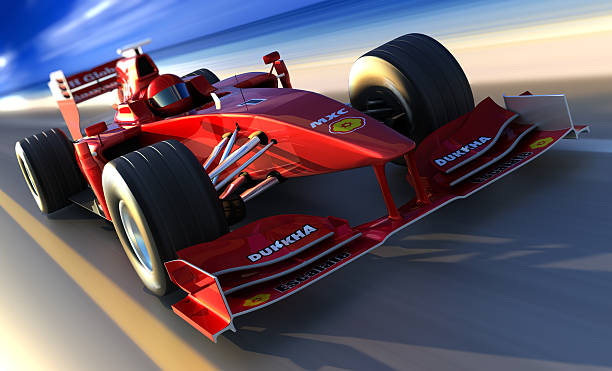 istock open-wheel single-seater car car driving along beach, clipping path included 171109459