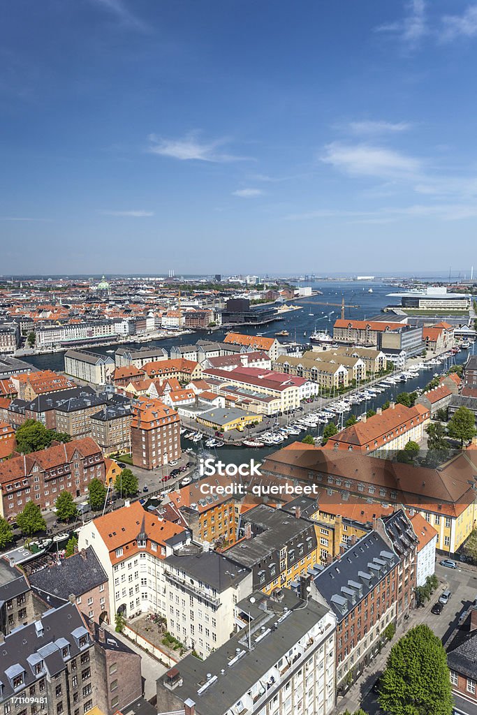 Kopenhagen von oben - Lizenzfrei Kopenhagen Stock-Foto