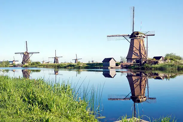 Windmills in Holland (Kinderdijk)More images of same photographer in lightbox: