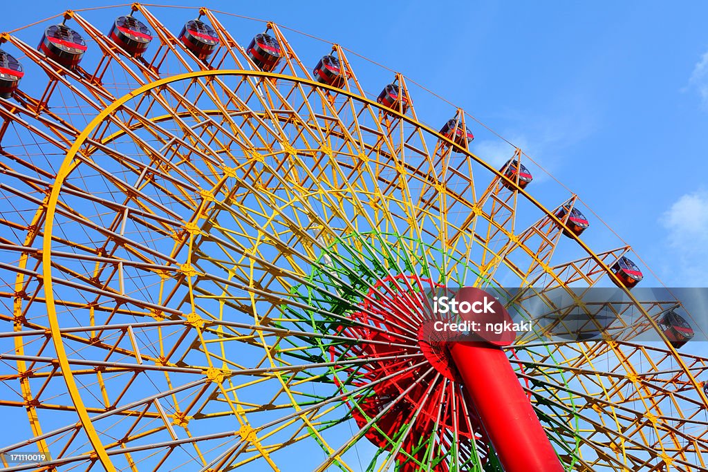 Ferris Wheel Ferris Wheel with blue sky Amusement Park Stock Photo