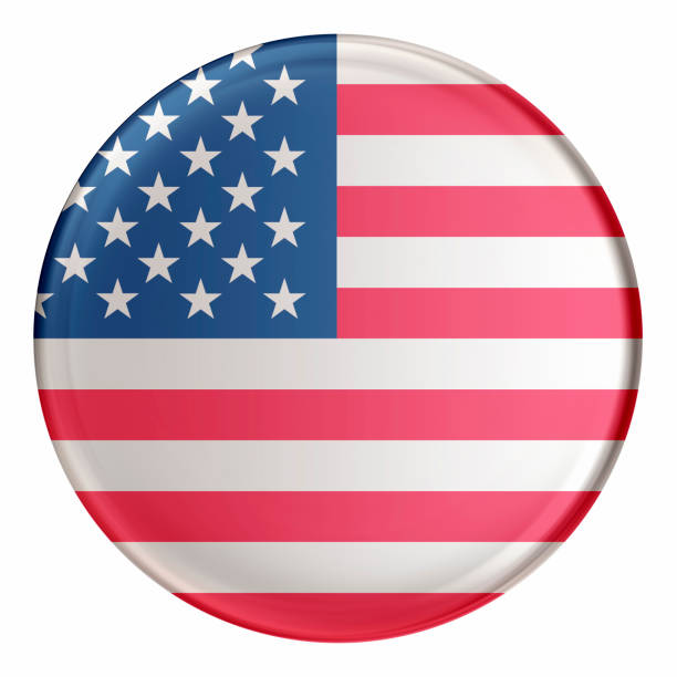 istock USA Flag On A Badge With Clipping Path 171110086