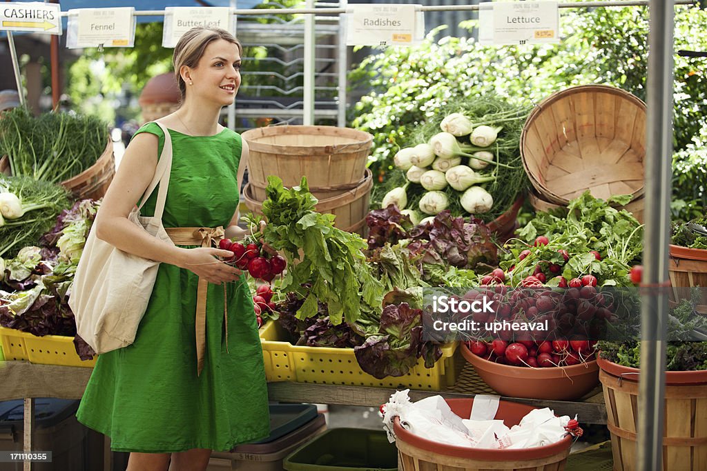 Portland Farmer "s Market - Foto stock royalty-free di Mercato - Luogo per il commercio