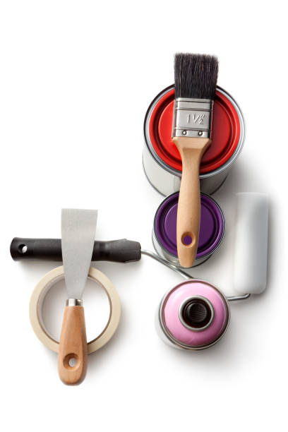 istock Paint: Painting Equipment Isolated on White Background 171110817