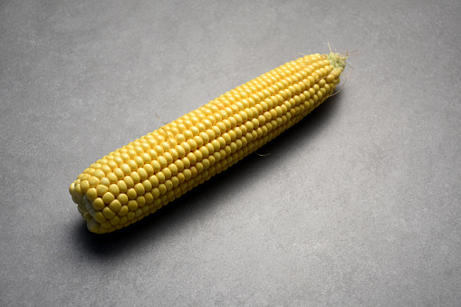 Fresh sweet corn with copy space