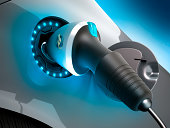 Electric car plug