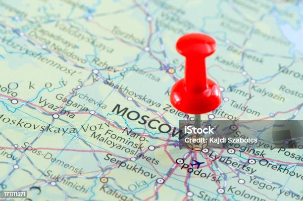 Moscow Map Stock Photo - Download Image Now - Map, Moscow - Russia, Backgrounds