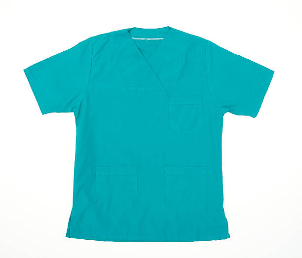 Green lab coat Doctor dress scrubs stock pictures, royalty-free photos & images