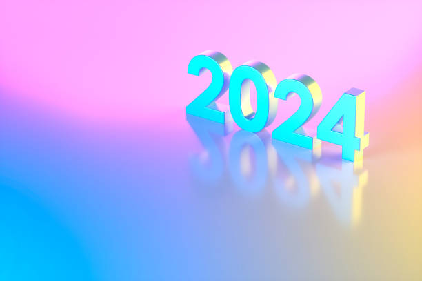 istock 2024 New Year Christmas Neon Lighting Background 1711120352