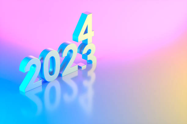 istock 2024 New Year Christmas Neon Lighting Background 1711121888