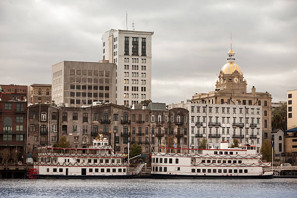 istock Waterfront skyline of Savannah Georgia 171113810