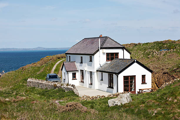 Modern house on Pembrokeshire coast