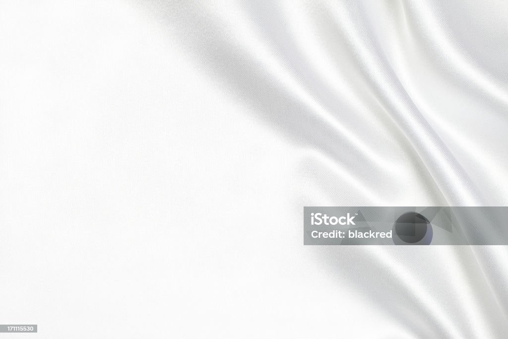 White silk fabric background - 免版稅紡織品圖庫照片