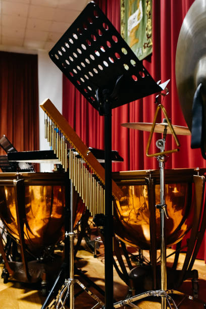 istock Tripods to hold percussion musical instruments. 1711157664