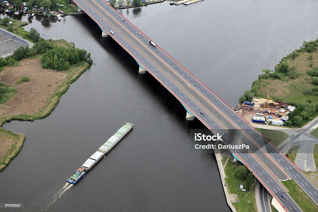Veduta aerea della superstrada - Foto stock royalty-free di Polonia