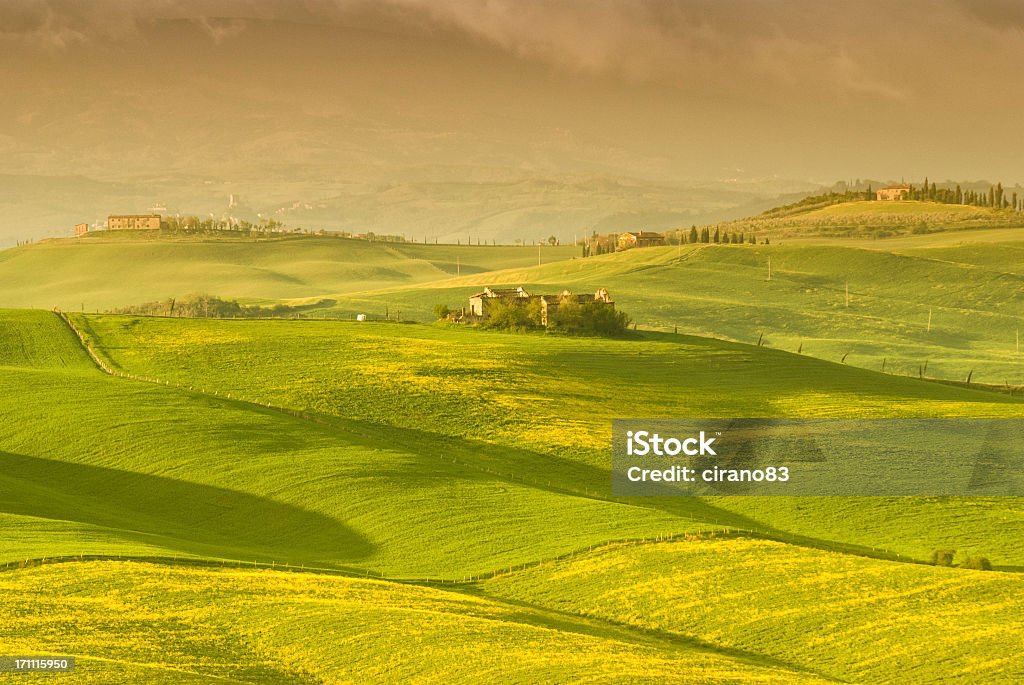 Val d'Orcia paisagem - Foto de stock de Cultura Italiana royalty-free