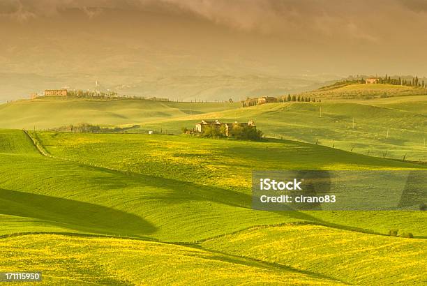 Foto de Val Dorcia Paisagem e mais fotos de stock de Cultura Italiana - Cultura Italiana, Itália, Planície