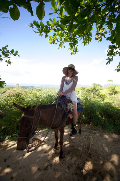 istock Woman on Donkey 171116145
