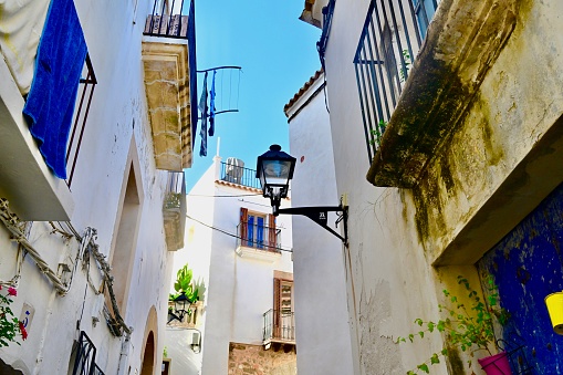 The island of Ibiza, capital Formentera, and Dali Vila (upper old town).