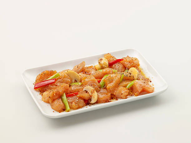 istock Marinated Raw Chicken With Mushroom And Fresh Pepper 171116800