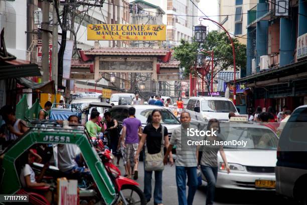 Chinatown Binondo Distrito De Manila - Fotografias de stock e mais imagens de Adulto - Adulto, Asiático e indiano, Binondo