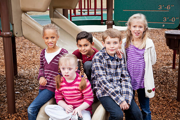 istock Group of children on playground 171117419