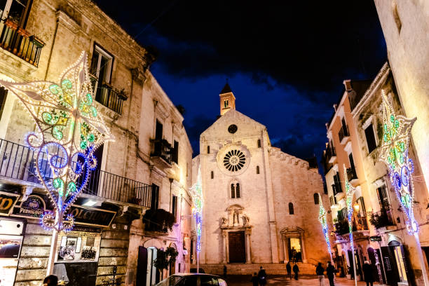 Bari, Italy - March 12, 2019: Cathedral Basilica of San Sabino