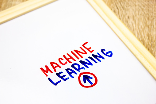 Machine Learning Word Machine Learning Word Acronym Machine Learning Text On A Blackboard ...