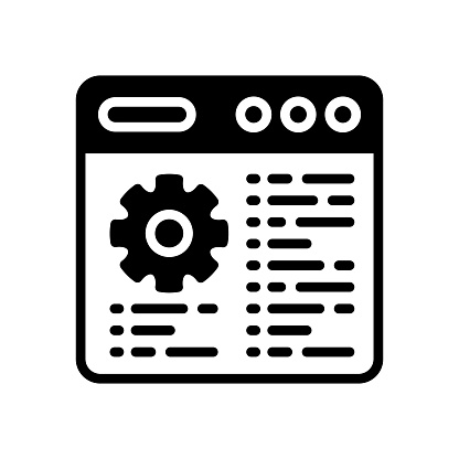 SEO Compiler icon in vector. Logotype