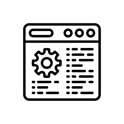 SEO Compiler icon in vector. Logotype