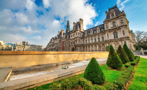 istock Hotel de Ville is a major attraction in Paris 1711269261