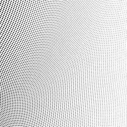 Venture into a visually engaging realm with this fine-dotted, distorted 3D surface where a subtle horizontal size gradient breathes life into the texture. The meticulously arranged dots vary subtly in size as they traverse horizontally across the surface, creating a gentle gradient that enhances the 3D effect. The distortion of the surface adds a layer of complexity and intrigue, inviting a closer examination. This design is a beautiful exploration of texture and dimension, making it a compelling choice for digital art projects, graphical backgrounds, or any endeavor seeking to captivate with subtle intricacies and a modern aesthetic.